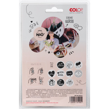 COLOP Tampon text 154849 Little NIO Handmade DE