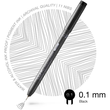 COPIC Multiliner 0.1mm 2207502 black