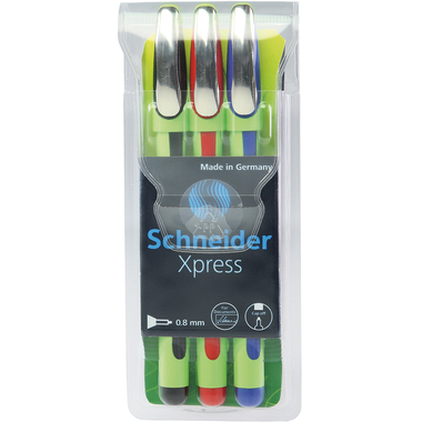SCHNEIDER Fineliner Xpress 190093 3 couleurs