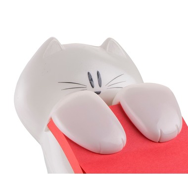 POST-IT Dispenser Katze weiss CAT-330 Z-Notes/90 Blatt 76x76mm
