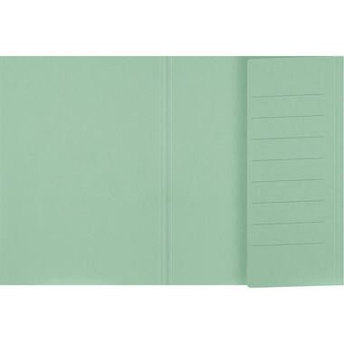 BIELLA Einlagemappe m. Klappe A4 25040130U grün 240g/m2 50 Stück