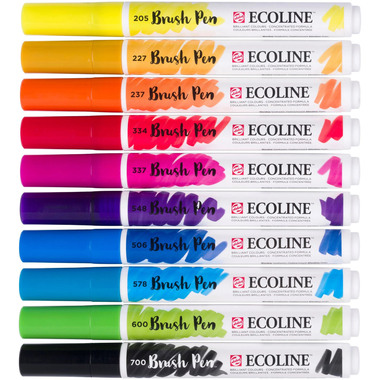 TALENS Ecoline Brush Pen Set 11509007 ass. 10 Stück