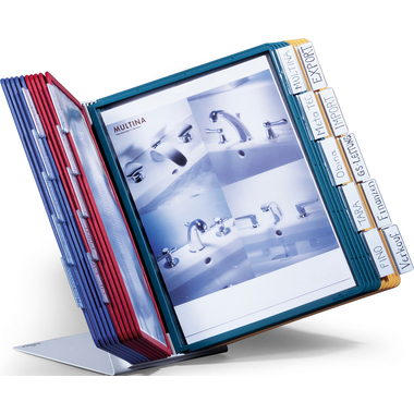 DURABLE Système d.présent. VARIO Table 569900 coloré, avec 20 pochettes A4