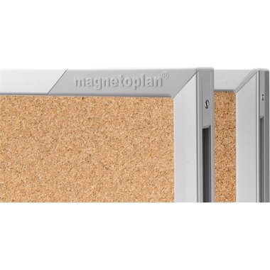 MAGNETOPLAN Schaukasten SP 610x730x40mm 1215024 Indoor, Kork 4xA4