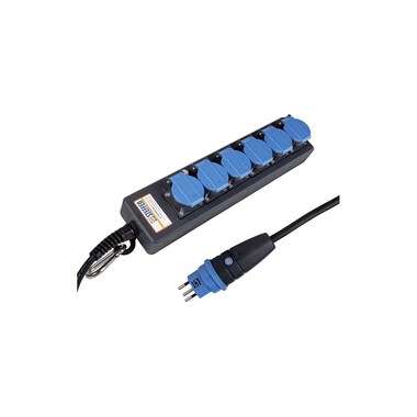STEFFEN Industrial Power Strip Professional 6x T13 IP55, 5 m