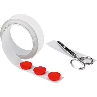 MAGNETOPLAN Nastro magnetica 5705105 bianco 5mx35mm