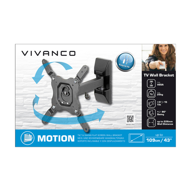 Meuble TV mobile 43" | Vivanco