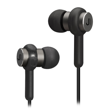 Wire stereo earphones with metal finish