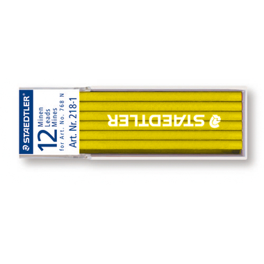 STAEDTLER Minen Lumocolor non-perm. 768N 218-1 gelb 12 Stück