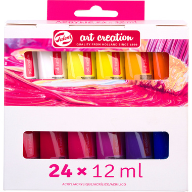 TALENS Colore acrilici 24x12ml 9021824M Set iniziale