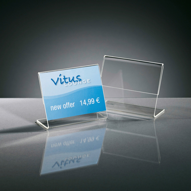 SIGEL Display informazioni/prezzi A8 PA103 74x59x30mm 10 pz.