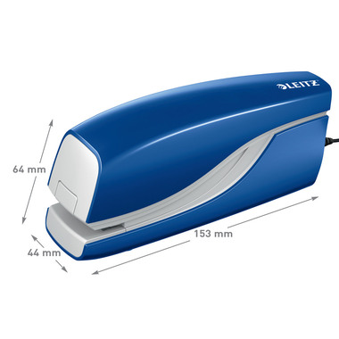 LEITZ Agrafeuse élect. NeXXt 5532 55320035 bleu 10 feuilles