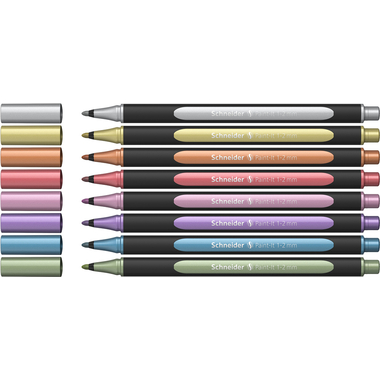 SCHNEIDER Penne in fibra Paint-it 1-2mm ML02011502 8er Etui