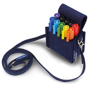 MAGNETOPLAN Moderatorentasche ecoAware 11124 blau, Filz 110x150x70mm