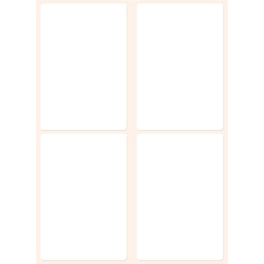 AVERY ZWECKFORM Étiquettes univers. 80x54mm 3330 blanc 112pcs./28fl.