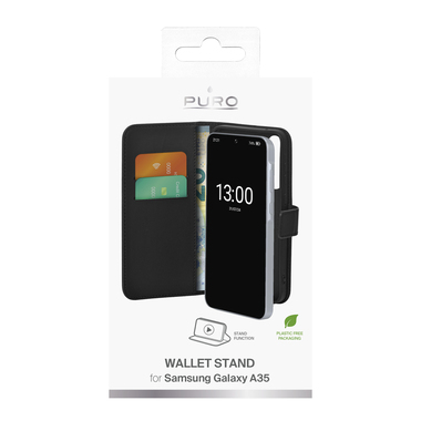 Custodia Wallet Stand per Samsung A35 | Puro