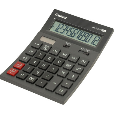 CANON Calculatrice de bureau CA-AS1200 12 chiffres