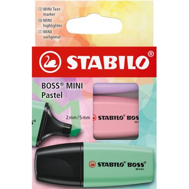 STABILO Boss mini 2-5mm 07/3-2-03 Etui 3 Stück