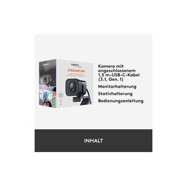 Logitech Webcam StreamCam Graphite