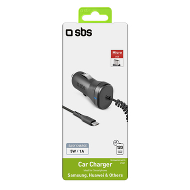 Micro USB car charger for smartphones