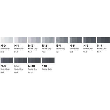 COPIC Marker Classic 20075152 Grau-Set NG, 12 Stück