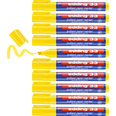 EDDING Permanent Marker 33 1-5mm 33-5 gelb