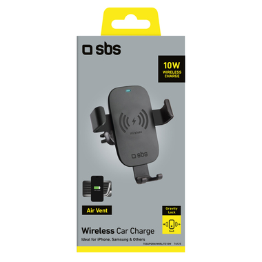 Support de voiture avec recharge sans fil de 10 W