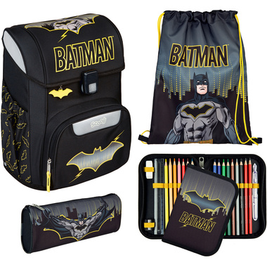 SCOOLI Schulthek-Set EasyStart BMAT8256 Batman 5-teilig