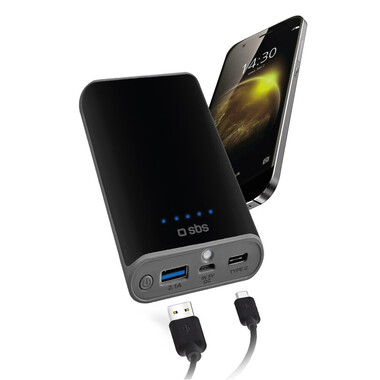 Powerbank 10,400 mA Type C