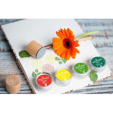 COLOP Woodies Display Floral 165670 25 timbri, 5 tamponi