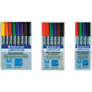 STAEDTLER Lumocolor non-perm. M 315 WP8 8 colori ass.