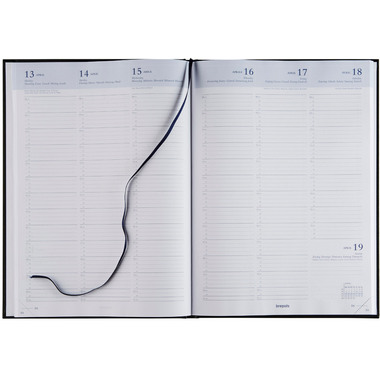 BREPOLS Agenda Omega Lima Kul. 2027 0.030.1256 1W/2S blau 21x29cm