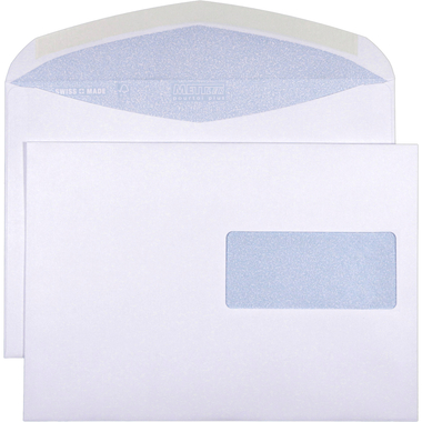 METTLER Busta finestra destra C5 8074 100g, ultra bianco 500 pz.