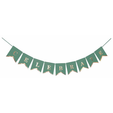 I AM CREATIVE Mini Fanion Fête, 2m 6010.974 menthe