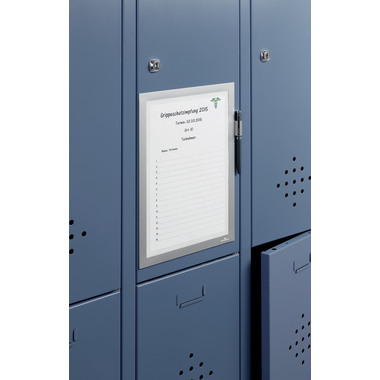 DURABLE Magnetic Note DURAFRAME A4 498923 metallic silber