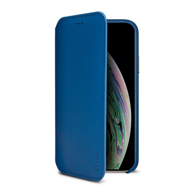Custodia a libro effetto pelle per iPhone XS Max