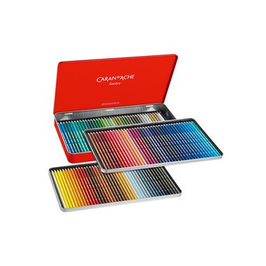 CARAN D'ACHE Farbstifte Supracolor 3,8mm 3888.420 ass. in Metallsch. 120 Stück