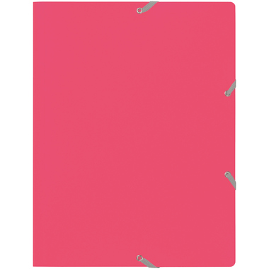 KOLMA Gummizugmappe Doppia A4 11.081.20 pink/grau