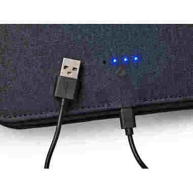 DUFCO Konferenzmappe A4 48-2027.000 Powerbank 5000 mAH, jeansblau