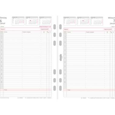 CHRONOPLAN Ersatz Tagesplan 2026 50226Z.26 1T/1S A5