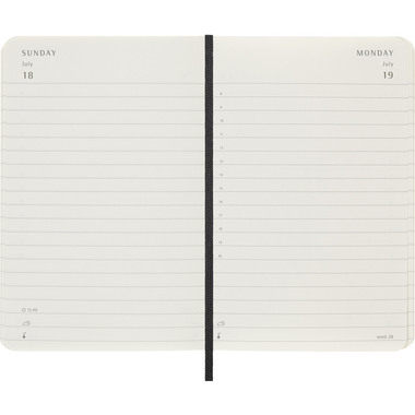 MOLESKINE Agenda Classic Pocket 2027 DSB12DC2Y27 1T/1S schwarz SC 9x14cm