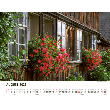 APPENZELLER Calendario 2026 9783858829047 Appenzeller TE 40x31cm