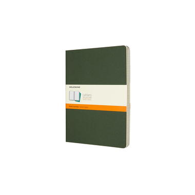 MOLESKINE Cahier XL, 3x, Liniert 855334 Myrtengrün 3 Stück