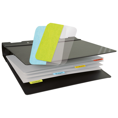 3L Registertabs 12x40mm 10512 PET sortiert 48 Stück