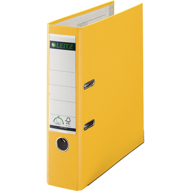 LEITZ Classeur qualité 180° 8cm 10105015 jaune A4
