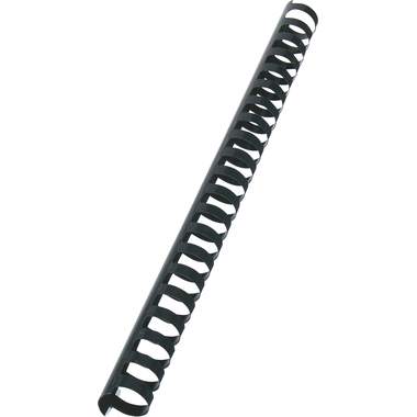 GBC Dorsini rilegafogli 22mm A4 4028602 nero, 21 anelli 100 pezzi
