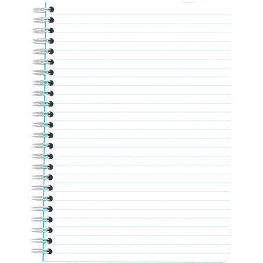 RHODIA Bloc à spirales Couleurs A5 118123C bleu, ligné 60 feuilles