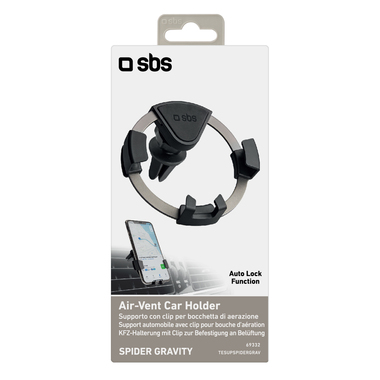 Supporto circolare da auto con chiusura automatica