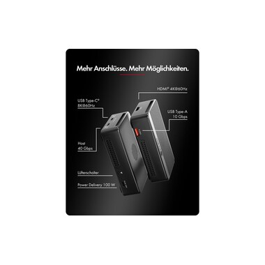 ICY BOX Dockingstation Heart RAID 2818 2-Bay RAID, für M.2 NVMe SSD