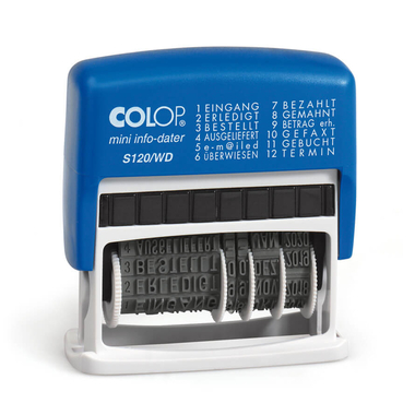 COLOP Tampon text 41x4mm S 120WD D02 12 texte D